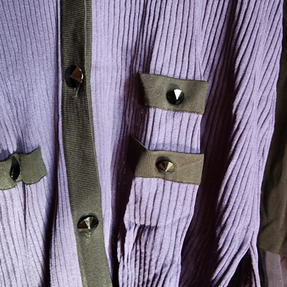Misook Purple & Black Blazer - XL - Picture 2 of 5